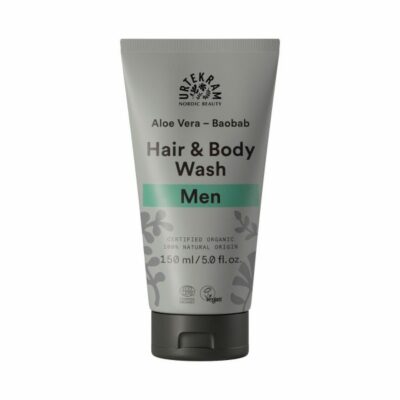 Urtekram Sprchový gel a šampon pro muže s aloe a baobabem 150 ml