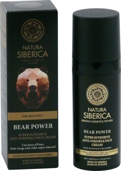 Natura Siberica Super intenzivní krém proti vráskám Medvědí síla, For men only 50 ml