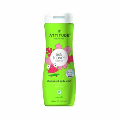Attitude Dětské tělové mýdlo a šampon Little leaves s vůní melounu 473 ml
