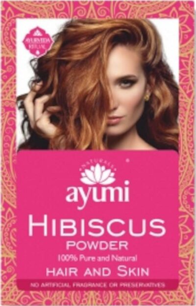 Ayumi Prášek IBIŠEK – přírodní vlasový šampón a výživa pokožky hlavy 100 g