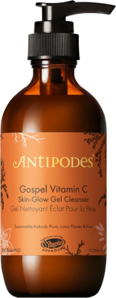 Antipodes Rozjasňující čistící gel Gospel Vitamin C 200 ml