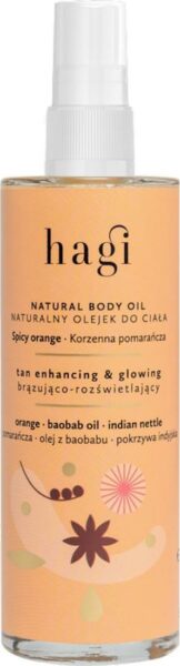 Hagi Samoopalující tělový olej, pomeranč 100 ml
