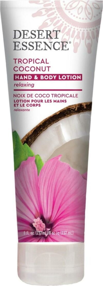 Desert Essence Tělové mléko – tropický kokos 236 ml